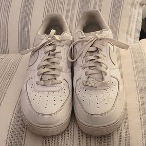 Nike Mens Air Force 1 CW2288-111 White Shoes Sneakers Size 13